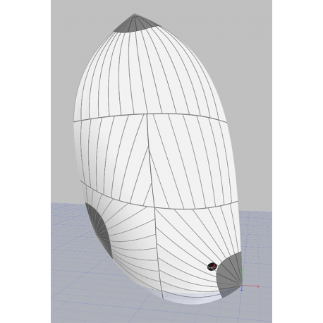 Asymetrical Spinnaker for ANGLEMAN 31 KETCH