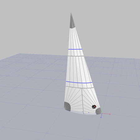 Radial cut genoa