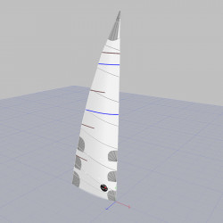 Crosscut classic mainsail