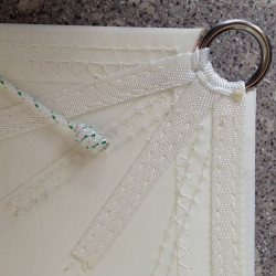 Grand-voile classique coupe horizontale