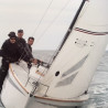 Génois à mousquetons coupe horizontale